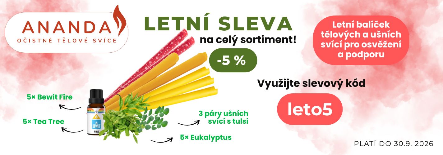 Léto s radostí: Proč tělové svíce pomáhají po koupání i při ofouknutí z klimatizace? (+ letní dárek k naší proměně)